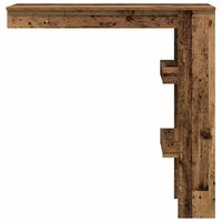 Bartafel wandgemonteerd 102x45x103,5 cm bewerkt hout oud hout 4