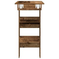Bartafel wandgemonteerd 102x45x103,5 cm bewerkt hout oud hout 5