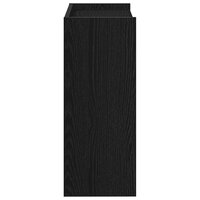 Schoenenrek 60x25x62 cm bewerkt hout zwart 5