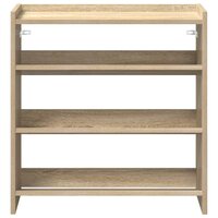 Schoenenrek 60x25x62 cm bewerkt hout sonoma eikenkleurig 2