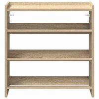 Schoenenrek 60x25x62 cm bewerkt hout sonoma eikenkleurig 4