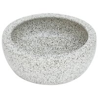 Opzetwasbak rond &Phi;41x14 cm keramiek grijs 3