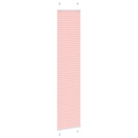 Pliss&eacute; rolgordijn 50x200 cm stofbreedte 49,4 cm polyester roze 3