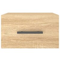 Nachtkastje wandgemonteerd 35x35x20 cm sonoma eikenkleurig 5