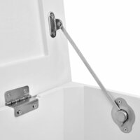 Opbergkisten set wit 2 st 5