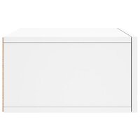 Nachtkastje wandgemonteerd 35x35x20 cm wit 7
