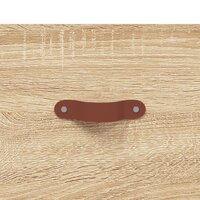 Nachtkastje wandgemonteerd 35x35x20 cm sonoma eikenkleurig 9