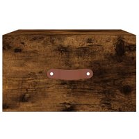 Nachtkastje wandgemonteerd 35x35x20 cm gerookt eikenkleurig 5