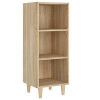 Dressoir 34,5x32,5x90 cm bewerkt hout sonoma eikenkleurig 2