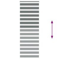 Zebra rolgordijn 80x200 cm stofbreedte 75,9 cm donkergrijs 5