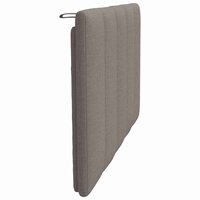 Hoofdbordkussen "Hanko" 90 cm stof taupe 5