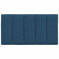 Hoofdbordkussen "Hanko" 90 cm stof blauw 4