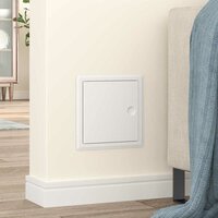 Toegangs paneel 2 pcs Wit 20 x 20 cm staal 2