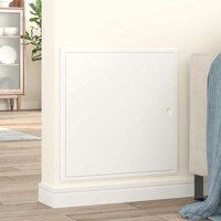 Toegangs paneel Wit 50 x 50 cm staal 2