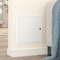 Toegangs paneel Wit 30 x 30 cm Staal 2