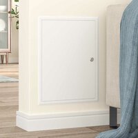 Toegangs paneel Wit 30 x 40 cm Staal 2