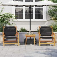 Bijzettafel 45x45x40 cm van Massief Acaciahout 3