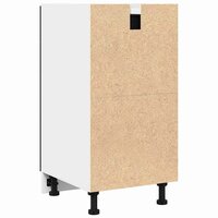 Lade Onderkast - Zwart Eiken, 40 x 46 x 81,5 cm, Gemaakt van bewerkt hout 5