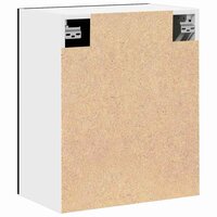 Zwarte Eiken Hangkast 50x31x60 cm, van hout gemaakt 5