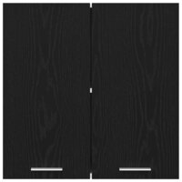 Zwarte Eiken Hangkast 60 x 31 x 60 cm van Geengineerd Hout 6