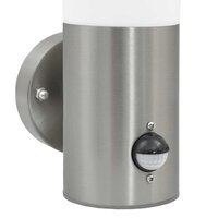 Buitenwandlamp met sensor - Zilver RVS IP44 7