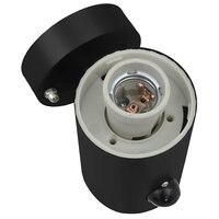 Buitenwandlamp met Sensor - Zwart RVS - IP44 6