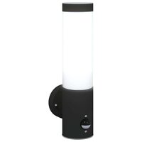 Buitenwandlamp met Sensor - Zwart RVS - IP44 8