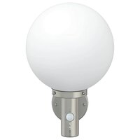 Wandlamp voor Buiten met Sensor Zilver RVS IP44 2