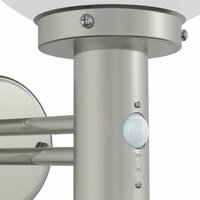 Wandlamp voor Buiten met Sensor Zilver RVS IP44 6