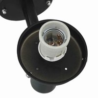 Buitenwandlampen 2 stuks Zwart RVS IP44 6