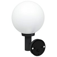 Buitenwandlamp met Sensor Zwart RVS IP44 4