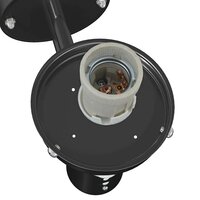 Buitenwandlamp met Sensor Zwart RVS IP44 5