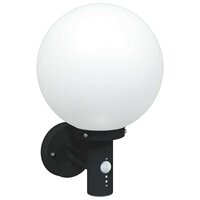 Buitenwandlampen met Sensor 2 stuks Zwart RVS IP44 2