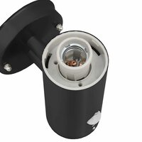 Buitenwandlamp met Sensor 2 stuks Zwart RVS IP44 7