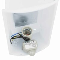 Buitenwandlamp met Sensor 2 stuks Zwart RVS IP44 6