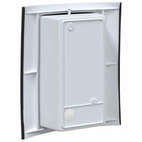 Buitenwandlampen met Sensor 2 stuks Zwart RVS IP44 5