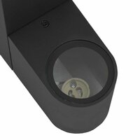 Buitenwandlampen met Sensor Zwart RVS IP44 6