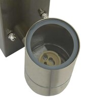 Buiten Wandlamp Zilver Roestvrijstaal IP44 6