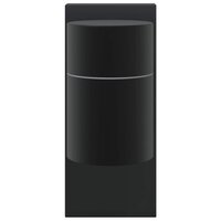 Buitenwandlamp Zwart RVS IP44 2