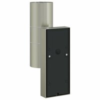 Buitenwandlampen met Sensor 2 stuks Zilver RVS IP44 5