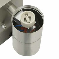 Buitenwandlampen met Sensor 2 stuks Zilver RVS IP44 7