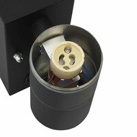 Buitenwandlampen met Sensor 2 stuks Zwart RVS IP44 7