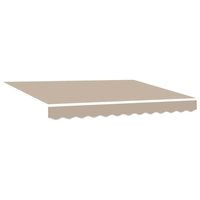 Luifel automatisch uitschuifbaar 350x250 cm beige 4