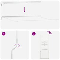 Luifel automatisch uitschuifbaar 400x300 cm rood 8