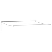 Luifel automatisch uitschuifbaar 450x300 cm wit 4