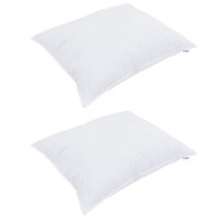 Kussens 2 pcs Wit 60 x 80 cm 130gsm 100% katoen 2