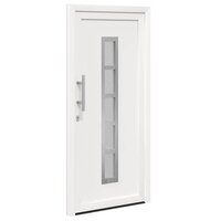 Voordeur Wit 108 x 208 cm PVC 3