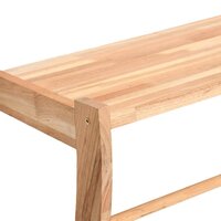 Handdoekenrek 60x25,5x49 cm massief walnotenhout 5