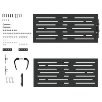Tuinpoort Zwart 105 x 100 cm Poedergecoat staal 7