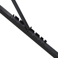 Verstelbare Gewichtbank Vouwbaar 230 kg Zwarte Staal 4